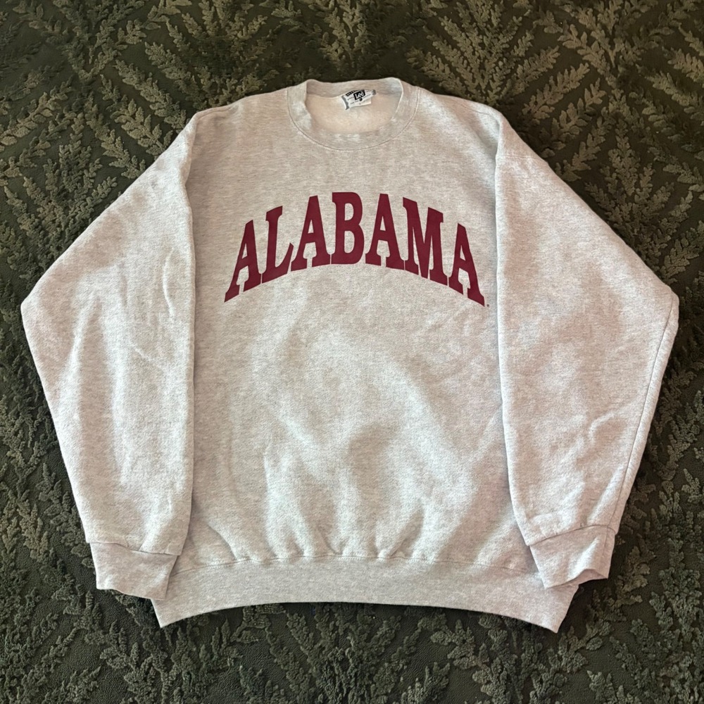 Vintage Alabama Crimson Tide Sweatshirt Lee Sports USA Made Size Large